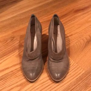 Gray Anthropologie booties
